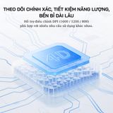  Chuột không dây kết nối 2.4G Dux Ducis DM Slient Mod Pin Trâu cho Laptop/ Máy Tính 