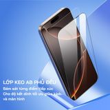  Kính Cường Lực Khung Tự Dán Dux Ducis Roga cho iPhone 16/ iPhone 17 Series 