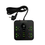  Ổ cắm điện đa năng Dreamm A37-2.1A 3USB x Type C, Chống cháy, công suất tối đa 2800W 