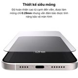  Kính Cường Lực Dekey 3D Kèm Khung Không Lẹm Viền Cho iPhone 17 Series / iPhone 15/ iPhone 16 Series 
