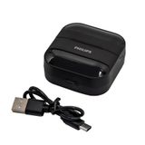  Micro thu âm không dây cài áo Philips kết nối USB-C & Lightning cho iPhone (1 Receiver + 1 Mic) - DLM9001 