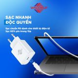  Combo củ cáp sạc nhanh Wisdomup PD20W Type C & Lightning (OCD-24P/24T) 