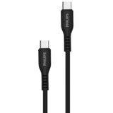  Dây cáp Sạc Philips Max 60W Type C to Type C | Dài 1.2M | Dây Silicone - DLC8601 