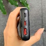  Pin sạc dự phòng Wisdomup 10.000mAh 37W Tích hợp cáp sạc và màn led tiện lợi (CDB-17) 