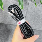  Dây cáp sạc nhanh WisdomUp PD60W USB-A to C Dây bện dù dài 3000mm (SJX-34T) 