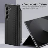  Bao Da cho Samsung Z Fold 7/ Z Fold 6 Dux Ducis Bril Với Ngăn Đựng Bút, Đựng Thẻ 