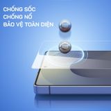  Kính Cường Lực cho Samsung S25 Ultra/ S25 Edge Dux Ducis Roga Kèm Khung Không Viền 