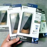  Kính Cường Lực Cho Samsung S25 Ultra DEKEY 3D Sentery Có Khung Trợ Dán, Không Lẹm Viền 
