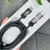  Dây cáp sạc nhanh WisdomUp Type-C to C 60W & Type C to L 27W Có đèn led (SJX-45) 