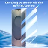  Kính Cường Lực cho Samsung S25 Ultra/ S25 Edge Dux Ducis Roga Kèm Khung Không Viền 