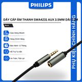  Dây Cáp Âm Thanh Philips SWA4231 Aux 3.5mm Dài 1.2m 