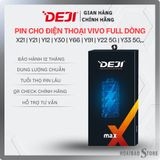  Thay Pin Vivo Full dòng máy X21, Y12, Y21, Y30, Y33 Y15, Y52,... chính hãng Deji 