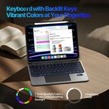  Bàn Phím Bluetooth Kiêm Ốp Lưng Dux Ducis VK Cho iPad Series Với Giá Đỡ 360 độ 