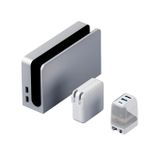  Bộ Sạc Nhanh Genki Covert Dock 2 GaN 45W – Kiêm Hub HDMI 4K60Hz 3 Chuôi Cắm 