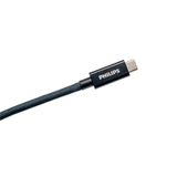  Dây cáp sạc nhanh Philips Type C to Type C (USB 4.0) - DLC2608 | 240W | Dài 1M & 0.5M 