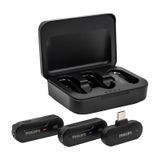  Micro thu âm không dây Philips kết nối cổng Lightning cho iPhone & Type C (1 Receiver + 2 Mic) - DLM9002 