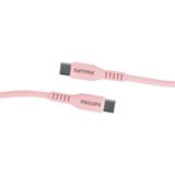 Dây cáp Sạc Philips Max 60W Type C to Type C | Dài 1.2M | Dây Silicone - DLC8601 