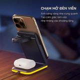  Đế Sạc Không Dây Dux Ducis Duzzona 5in1 Kèm Pin Sạc Dự Phòng Magnetic 15W 
