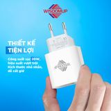 Combo củ cáp sạc nhanh Wisdomup PD20W Type C & Lightning (OCD-24P/24T) 
