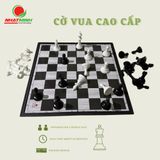  CỜ VUA KHÔNG NAM CHÂM - 2 MÀU ĐỎ VÀ ĐEN 