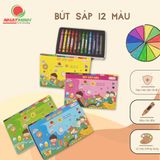  BÚT SÁP 12 MÀU GIÁ RẺ 