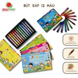  BÚT SÁP 12 MÀU GIÁ RẺ 