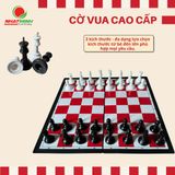  CỜ VUA KHÔNG NAM CHÂM - 2 MÀU ĐỎ VÀ ĐEN 