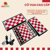  CỜ VUA KHÔNG NAM CHÂM - 2 MÀU ĐỎ VÀ ĐEN 