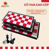  CỜ VUA KHÔNG NAM CHÂM - 2 MÀU ĐỎ VÀ ĐEN 