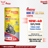  Nhớt xe máy Singtrea 600 4T Scooter Ultra 10W40 SP/MB Syn-Full Lon 0.8L 