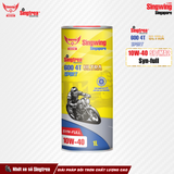  Nhớt xe máy Singtrea 600 4T Sport Ultra 10W40 SP/MA2 Syn-Full Lon 1L 