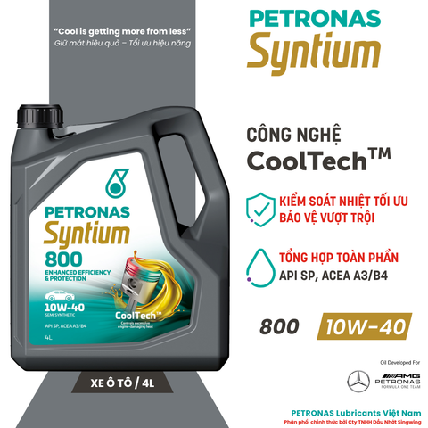  Nhớt xe ô tô PETRONAS Syntium 800 SP 10W40 