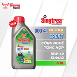  Nhớt xe máy Singtrea 300 4T Sport Ultra 10W40 0.8L XÁM 