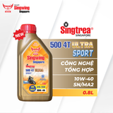  Nhớt xe máy Singtrea 500 4T Sport Ultra 10W40 0.8L 