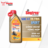  Nhớt xe máy Singtrea 500 4T Sport Ultra 10W40 1L 