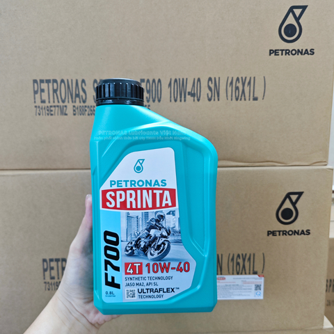 Nhớt xe số PETRONAS Sprinta F700 10W-40 Synthetic Technology 0.8L