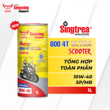  Nhớt xe máy Singtrea 600 4T Scooter Ultra 10W40 SP/MB Syn-Full Lon 1L 