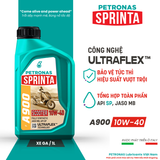  Nhớt xe ga PETRONAS Sprinta A900 10W-40 SP Fully Synthetic 1L 