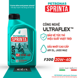  Nhớt xe máy PETRONAS Sprinta F300 20W-40 Premium Engine Oil 1L 