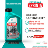  Nhớt xe số PETRONAS Sprinta F700 10W-40 SL Synthetic Technology 1L 