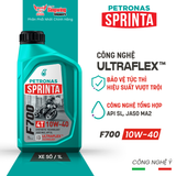  Nhớt xe máy PETRONAS Sprinta F700 10W-40 Synthetic Technology 1L 