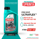  Nhớt xe số PETRONAS Sprinta F700 10W-40 Synthetic Technology 1L 