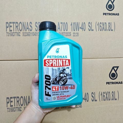 Nhớt xe số PETRONAS Sprinta F700 10W-40 SL Synthetic Technology 1L