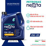  Nhớt xe ô tô PETRONAS NeXta 0W20 SP Fully Synthetic 4L 