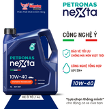  Nhớt xe ô tô PETRONAS Nexta 10W40 SN+ Synthetic Technology 4L 