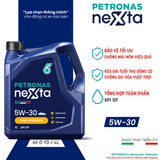  Nhớt xe ô tô PETRONAS NeXta 5W30 SP Fully Synthetic 4L 