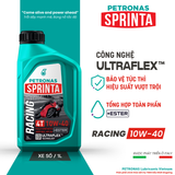  Nhớt xe số PETRONAS Sprinta Racing Es 10W-40 Fully Synthetic 1L 