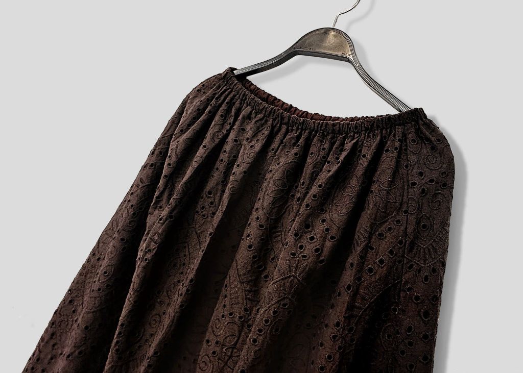 Chân Váy Ren Nâu CK-TPCMT25CV1AT