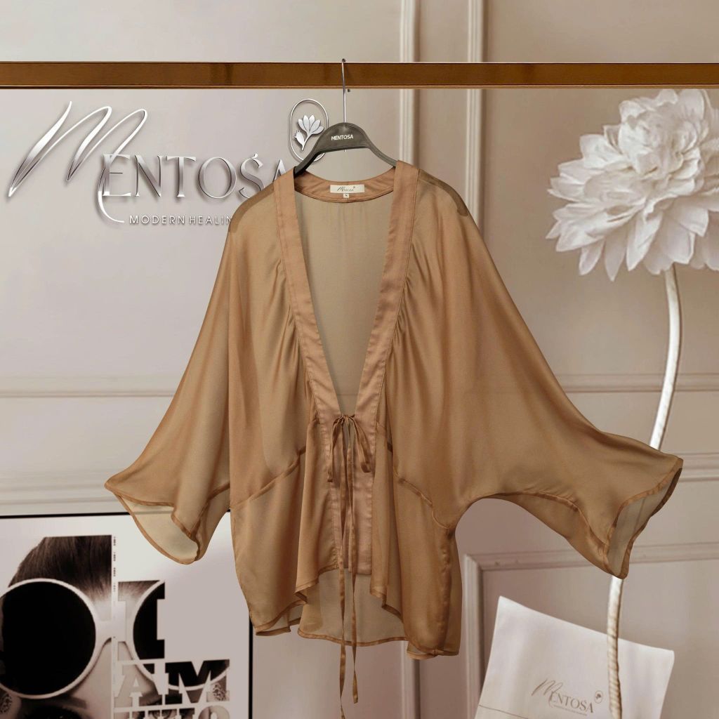 Áo Choàng Mentosa Buộc Dây 2 Màu-KMTS130925L1