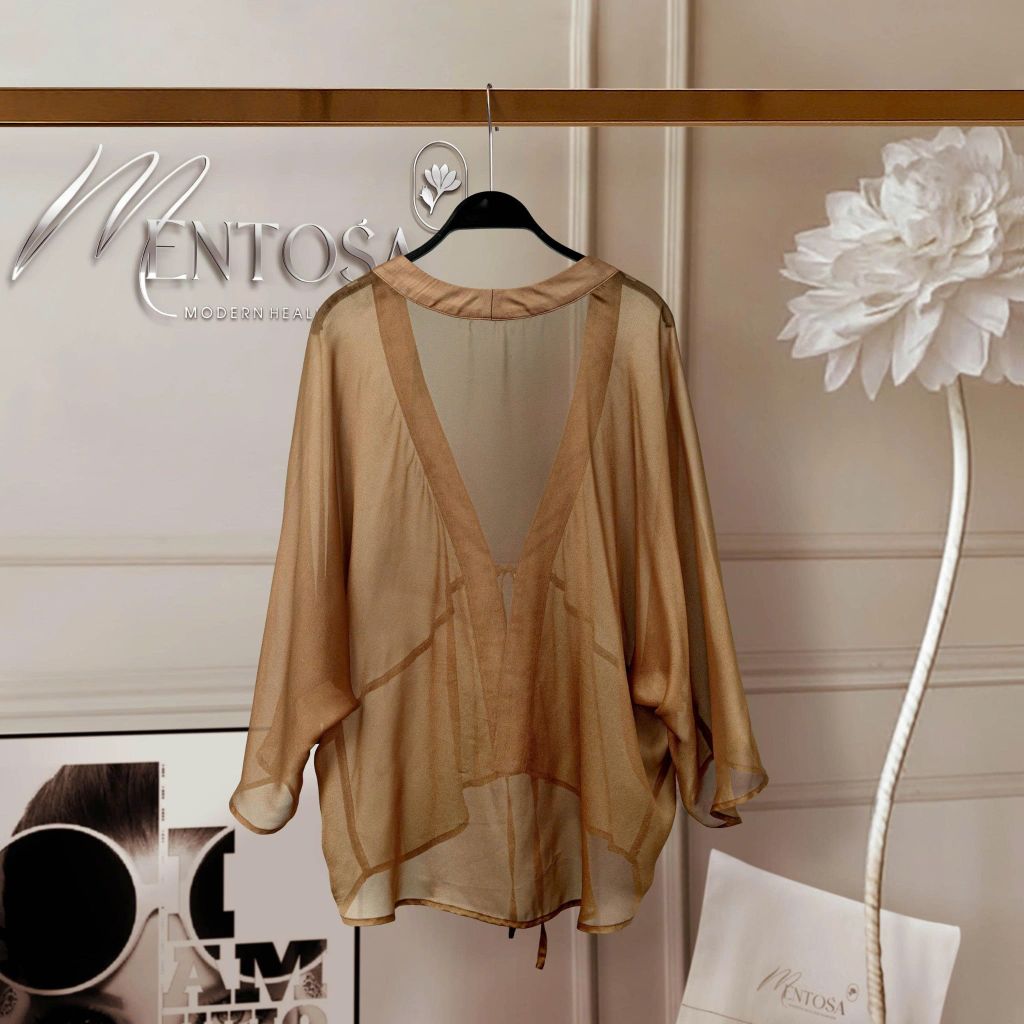 Áo Choàng Mentosa Buộc Dây 2 Màu-KMTS130925L1